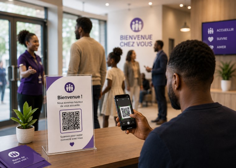 Le QR code qui change l'accueil du dimanche